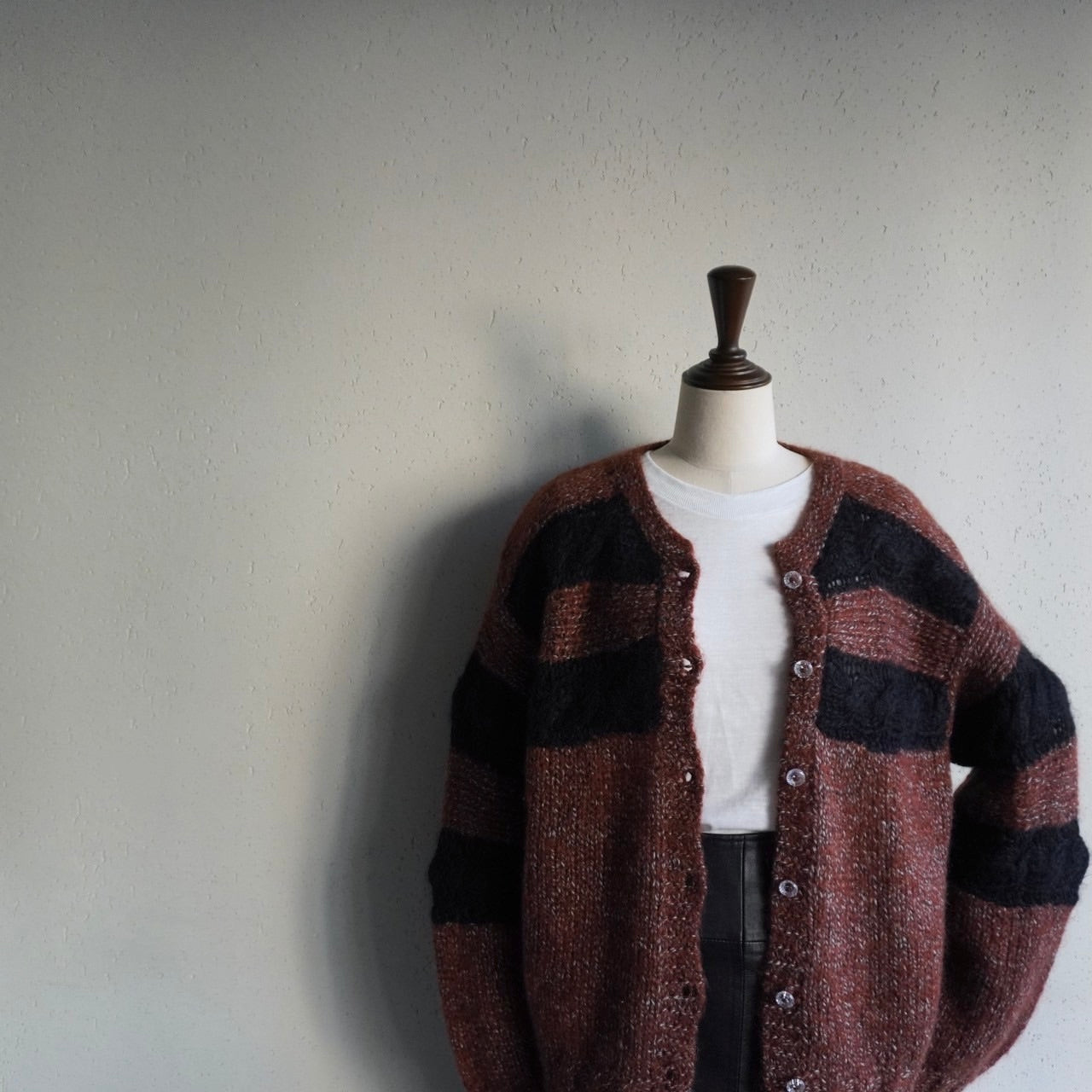 80s EURO Mohair Knit Cardigan