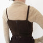 90s EURO Suede Camisole Top