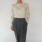 90s "ANN TAYLOR" Lade Design Top Made in USA