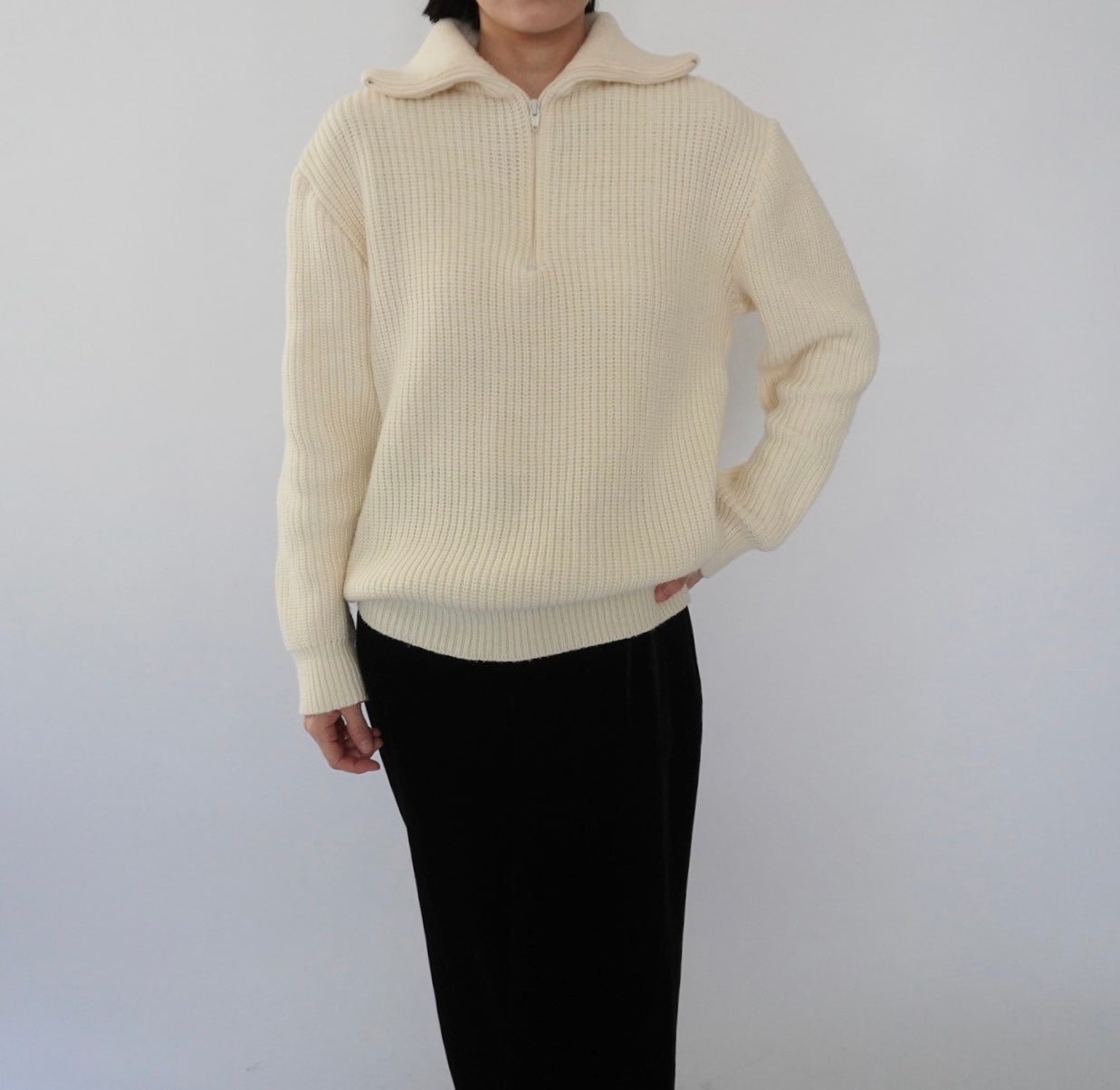 90s Zip Knit