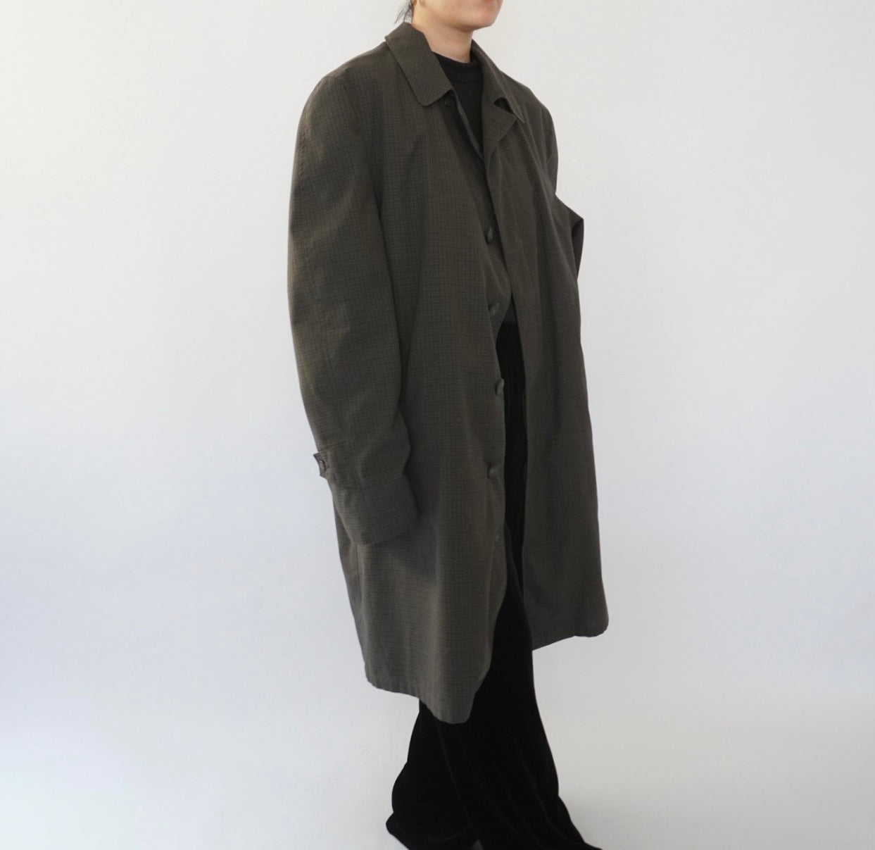 60s "Plymouth" Plaid Coat