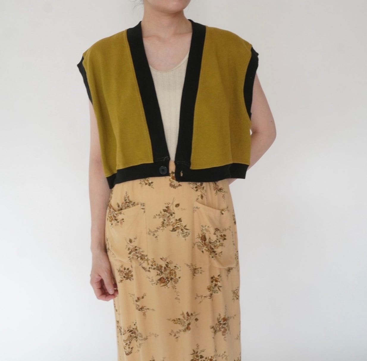 90s Cotton Vest Made in Italy Dead Stock