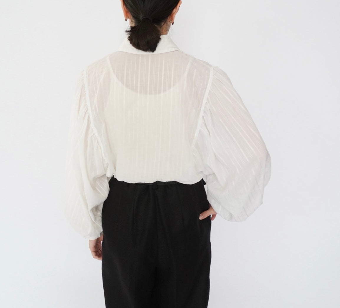 90s Sheer Shirt Made in Italy