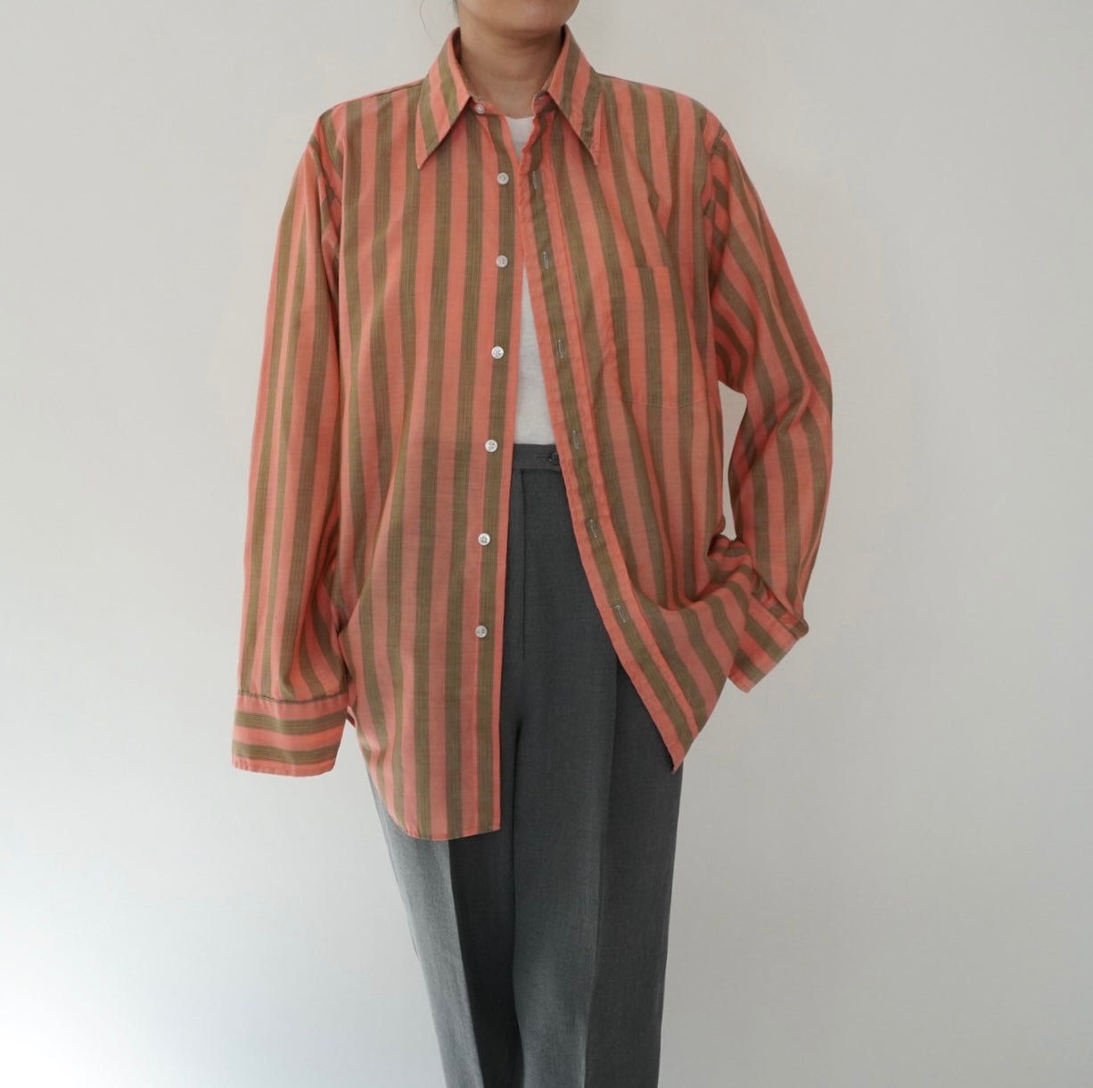 70s "Arrow" Striped Shirt
