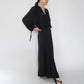 90s EURO Design Black Dress