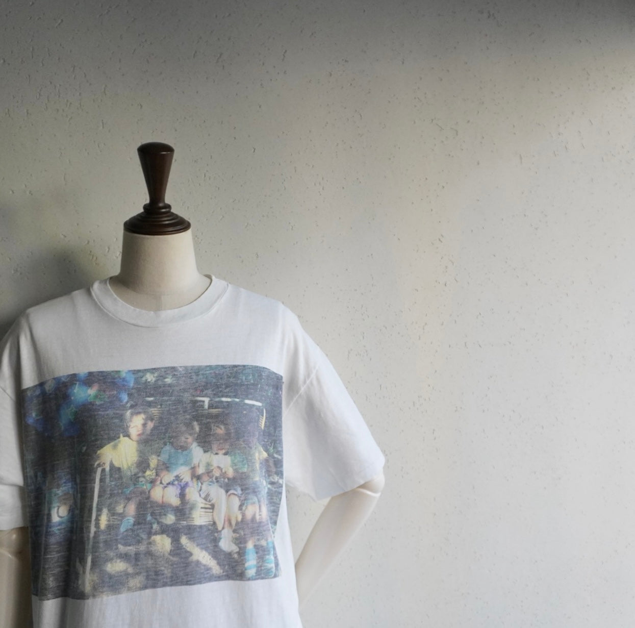 80s Photo Printed T-shirt Made in USA