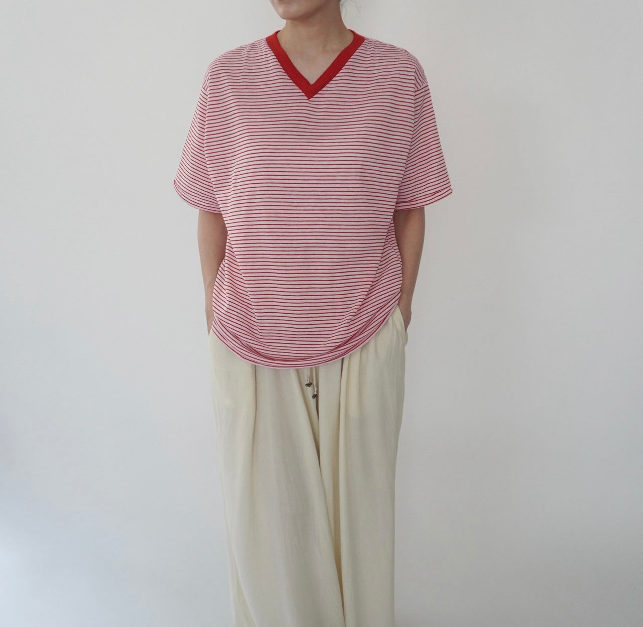 90s Striped T-Shirt Made in USA