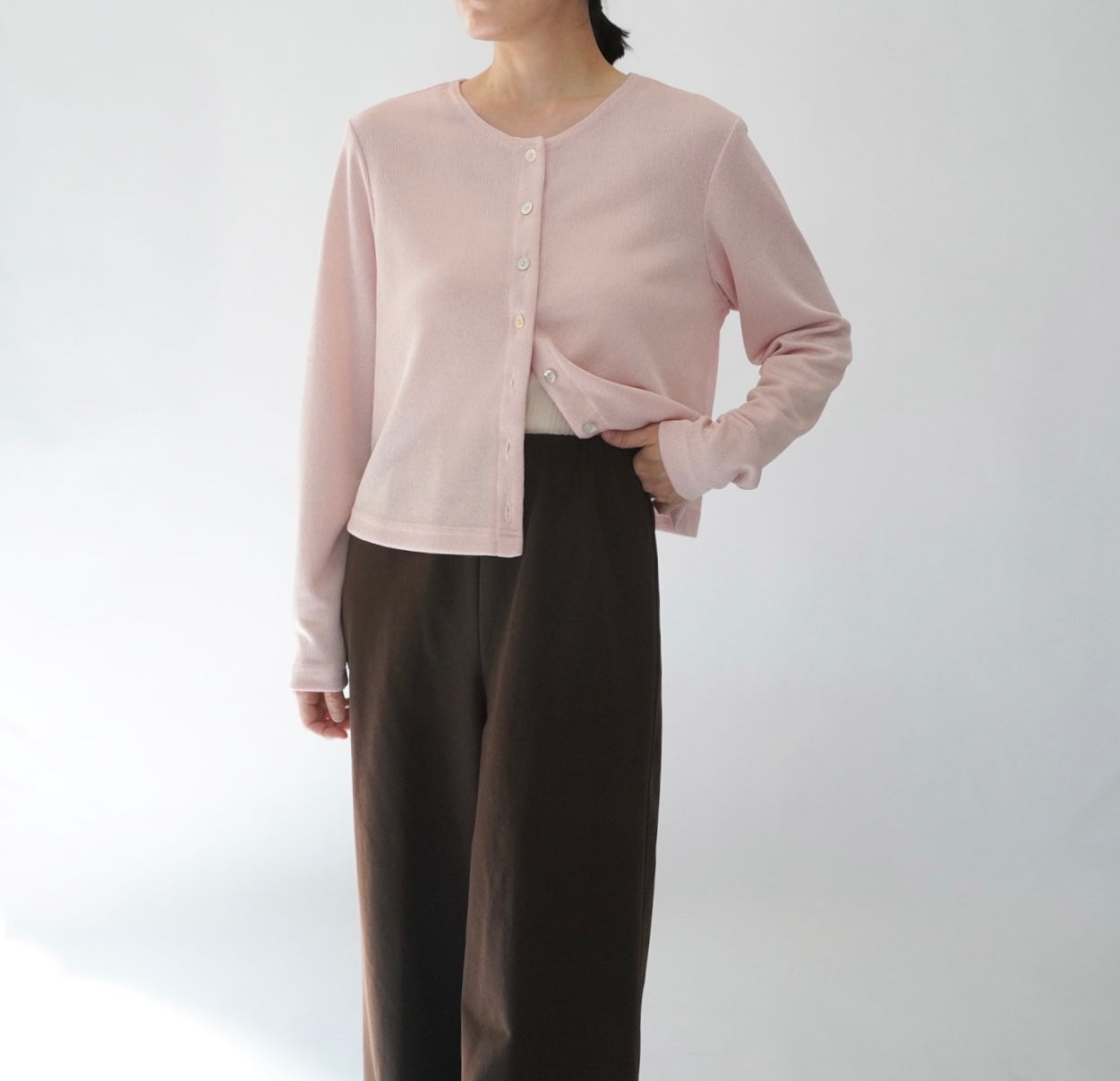 90s Light Pink Top Made in USA