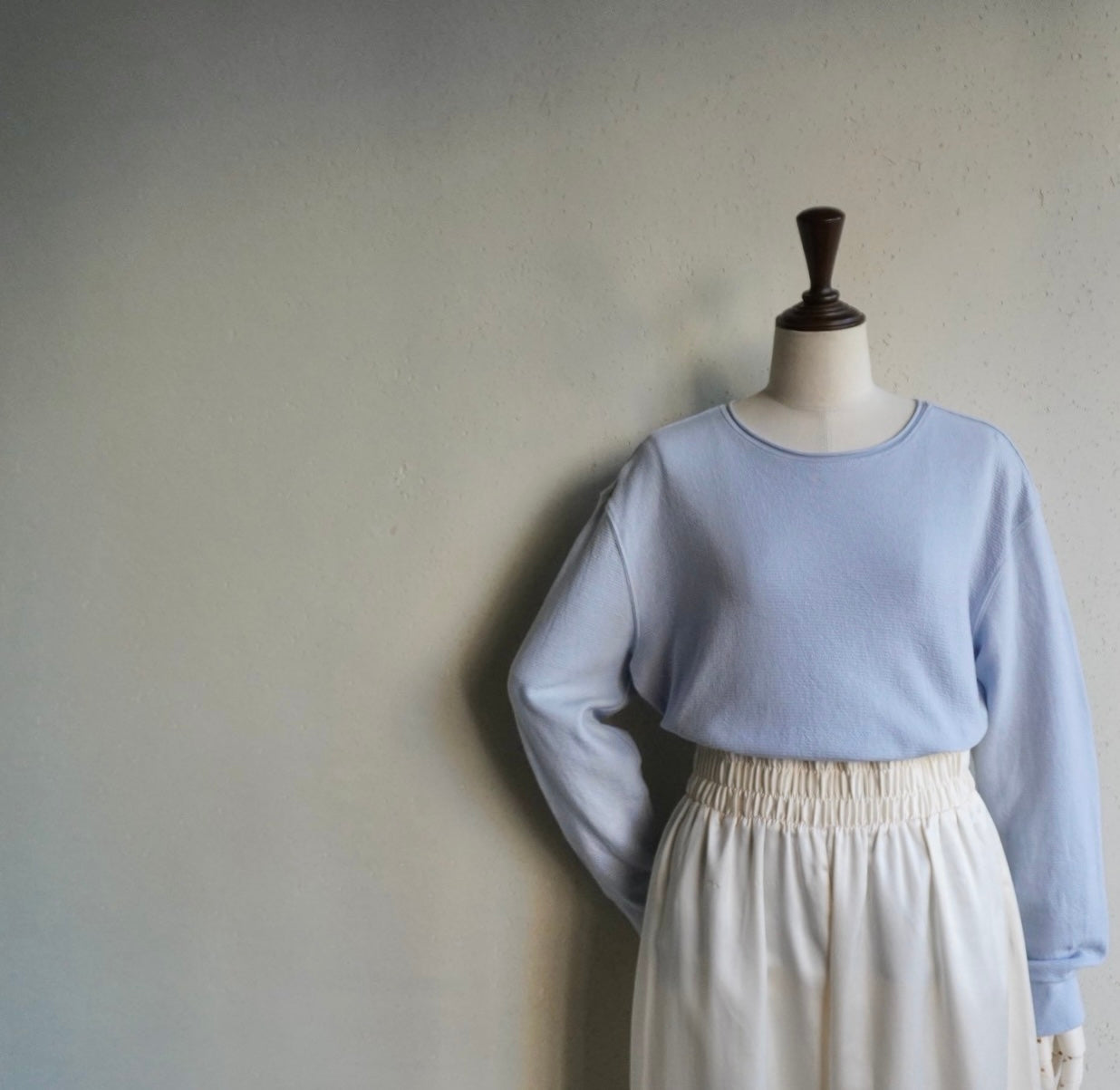 90s Light Blue Top