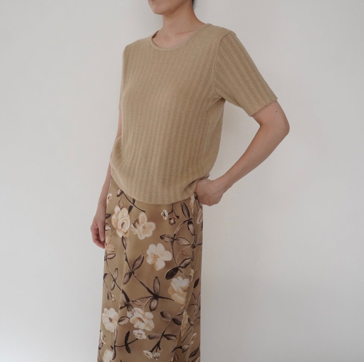 90s Beige Top