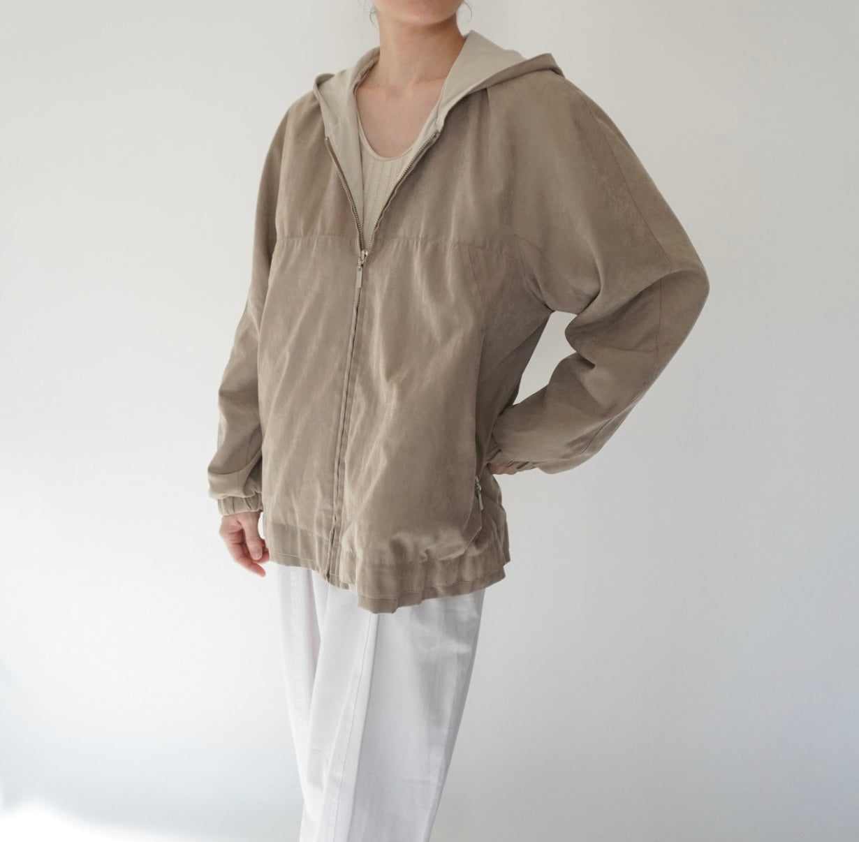 90s Hooded Light Jacket