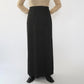 90s Gray Maxi Skirt