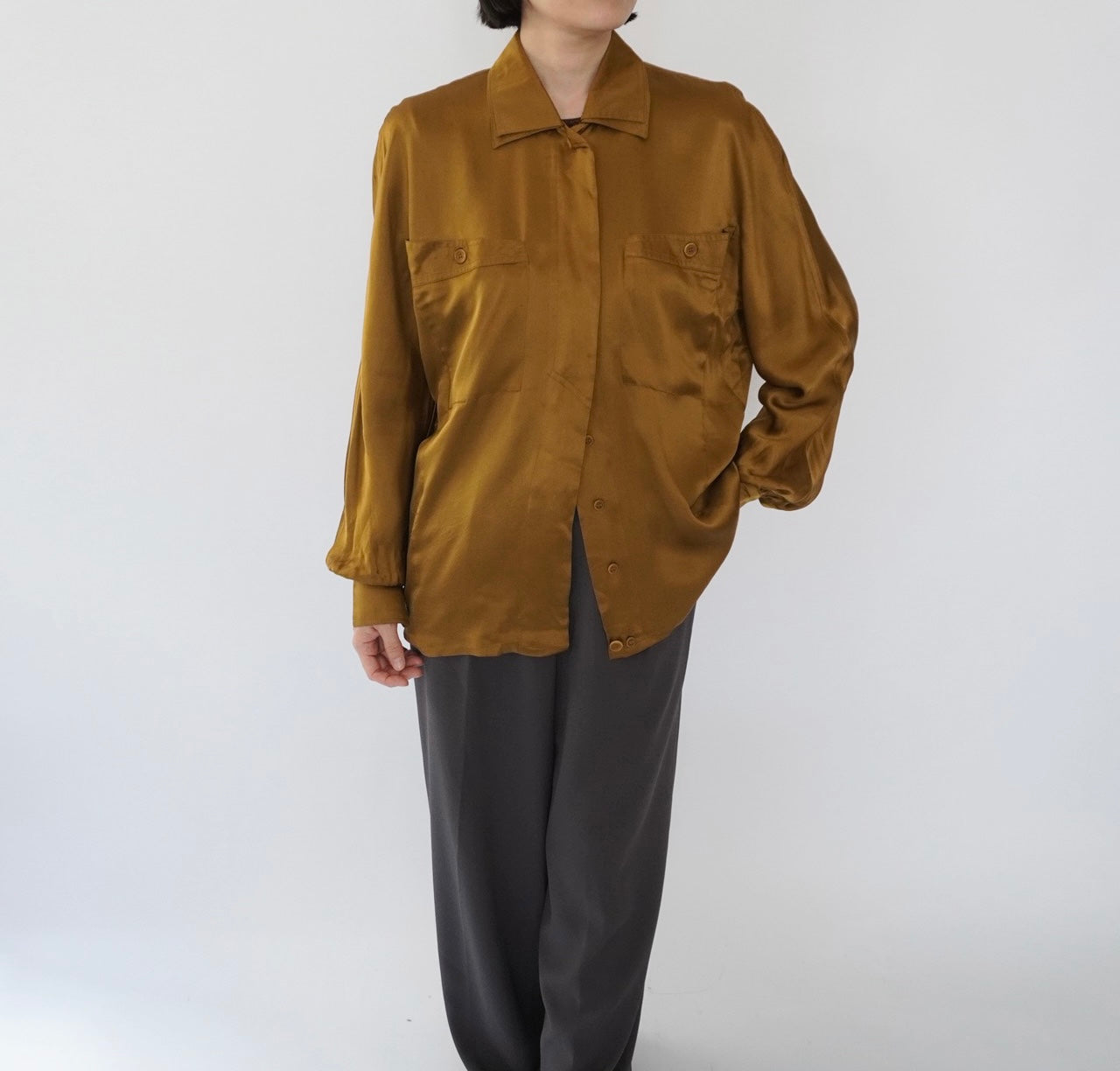 80s "ESCADA" Silk Shirt Made in Italy