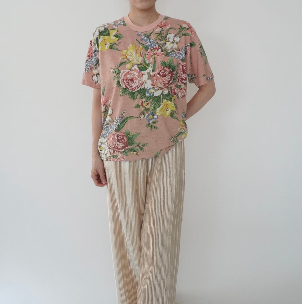 90s floral Printed T-shirt