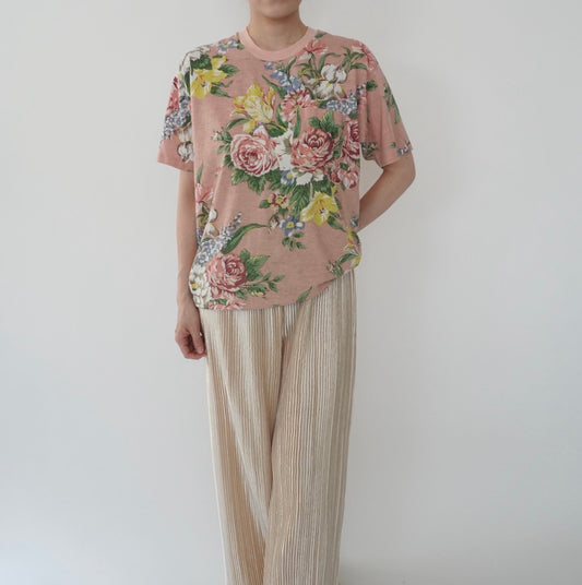 90s floral Printed T-shirt