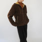 90s Faux Shearling Zipped Jacket