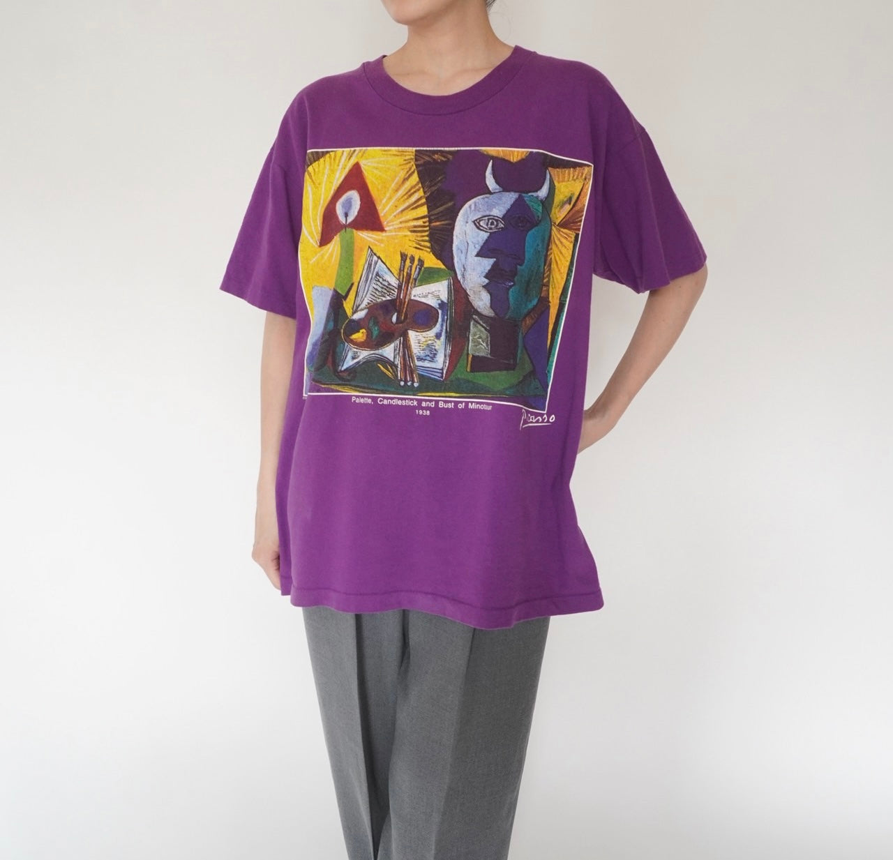 90s "Pablo Picasso” Printed T-shirt Made in USA