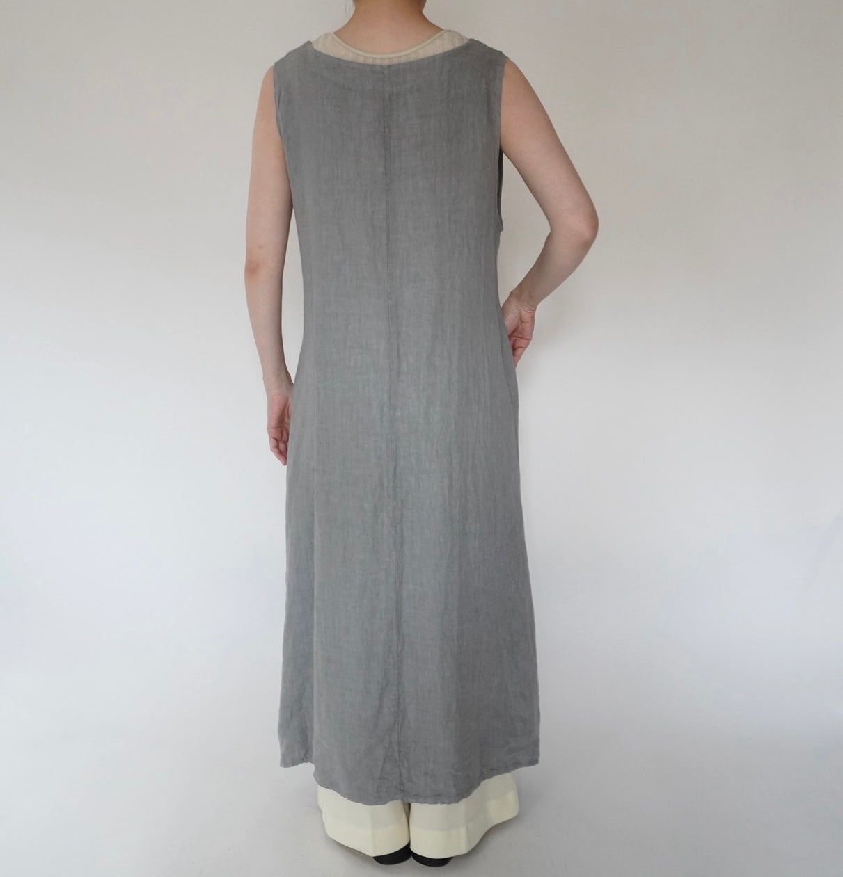 90s Linen  Maxi Dress Made in Italy