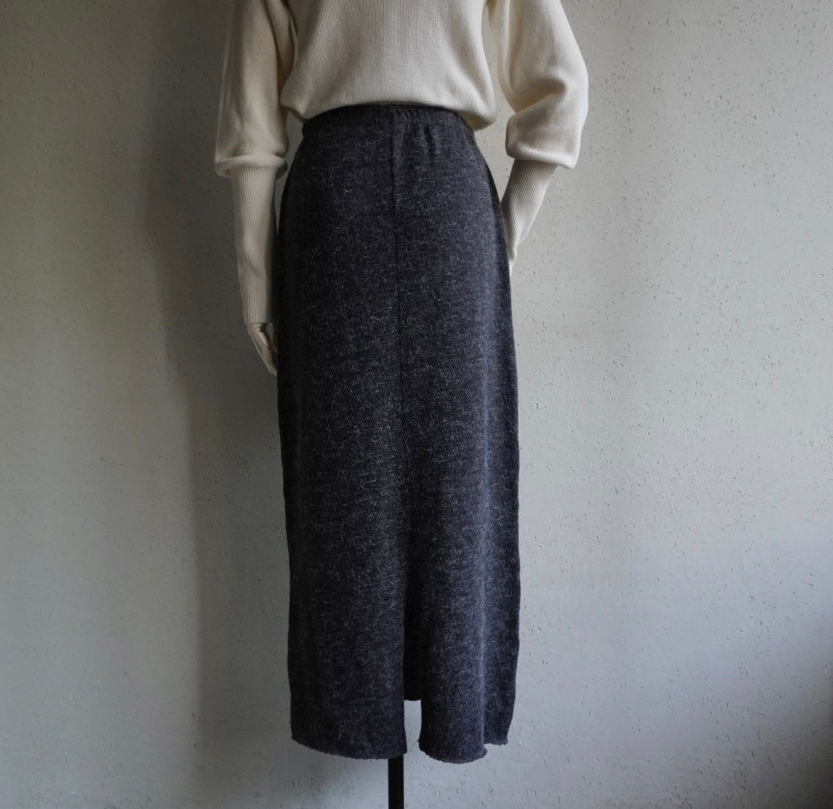 90s C.gray Knit Skirt