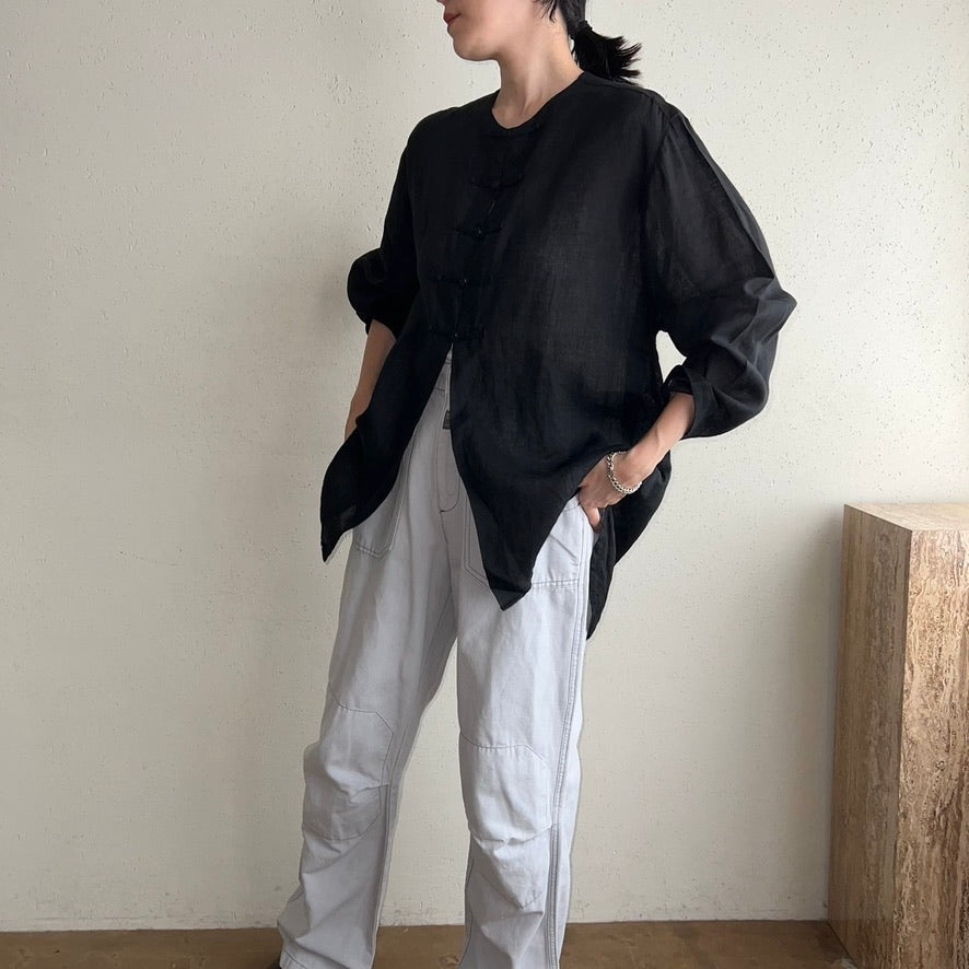 90s Asian Design Blouse Made in Italy