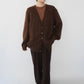 80s Brown Cardigan
