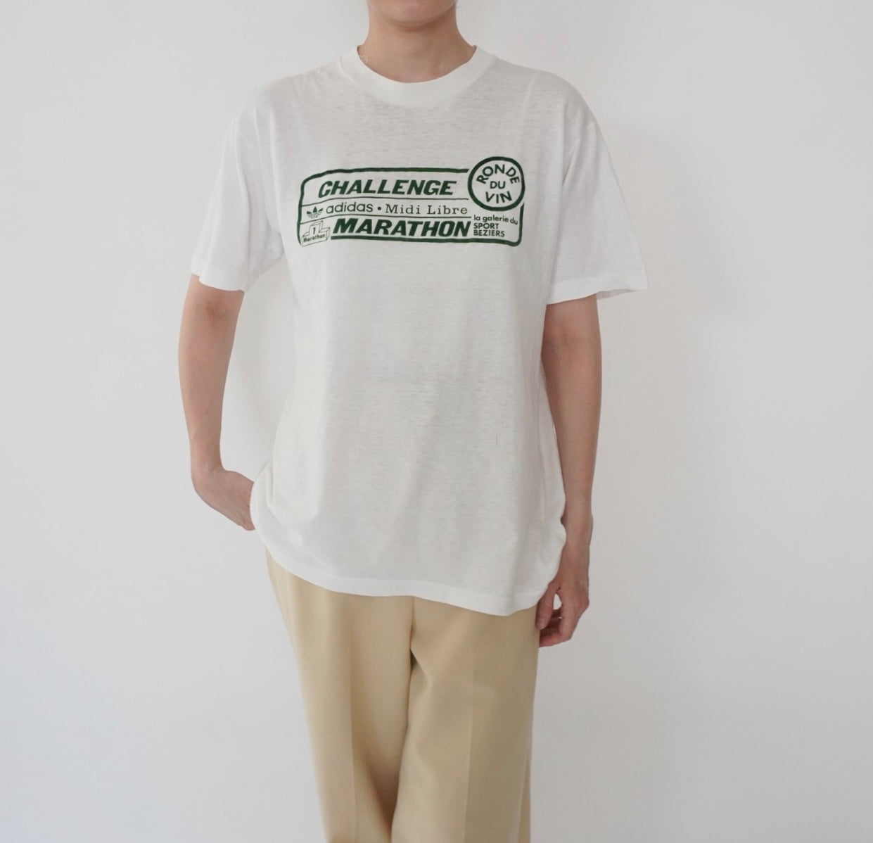 90s EURO "adidas" T-shirt