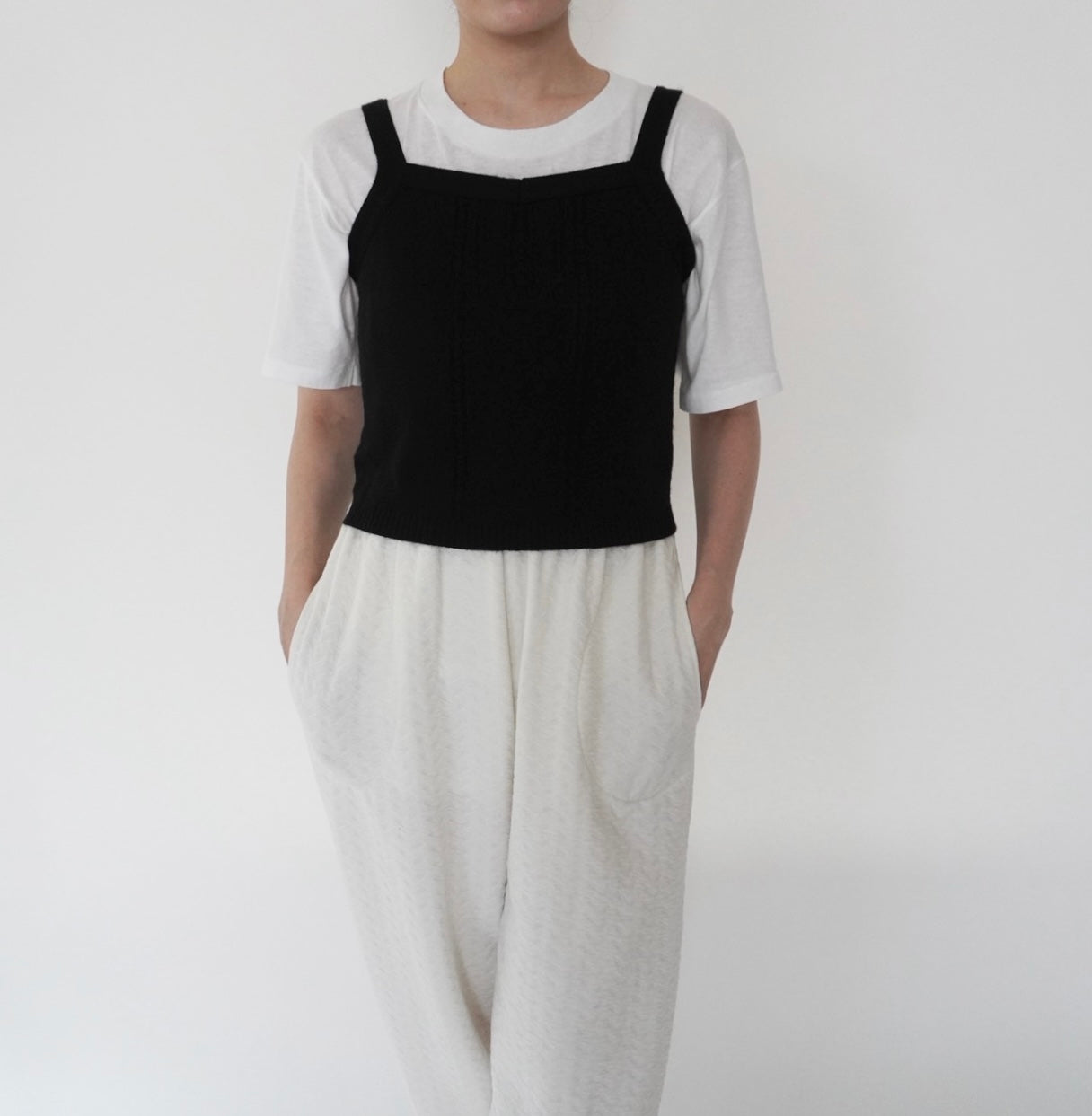90s Cotton Design Camisole Top Made in USA