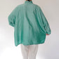 90s Raw Silk Boxy Blouse
