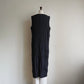 90s Black Pleated Dress