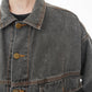 80s Black Denim Jacket