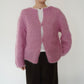 80s Pink Knit Cardigan