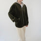 90s Hooded Velour Top