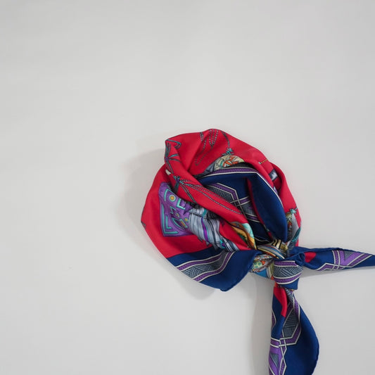 ”Hermes” Silk Scarf Made in France