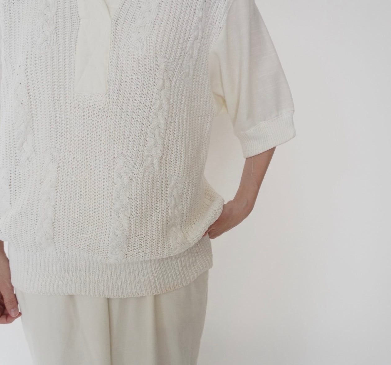 80s Knit Design Top