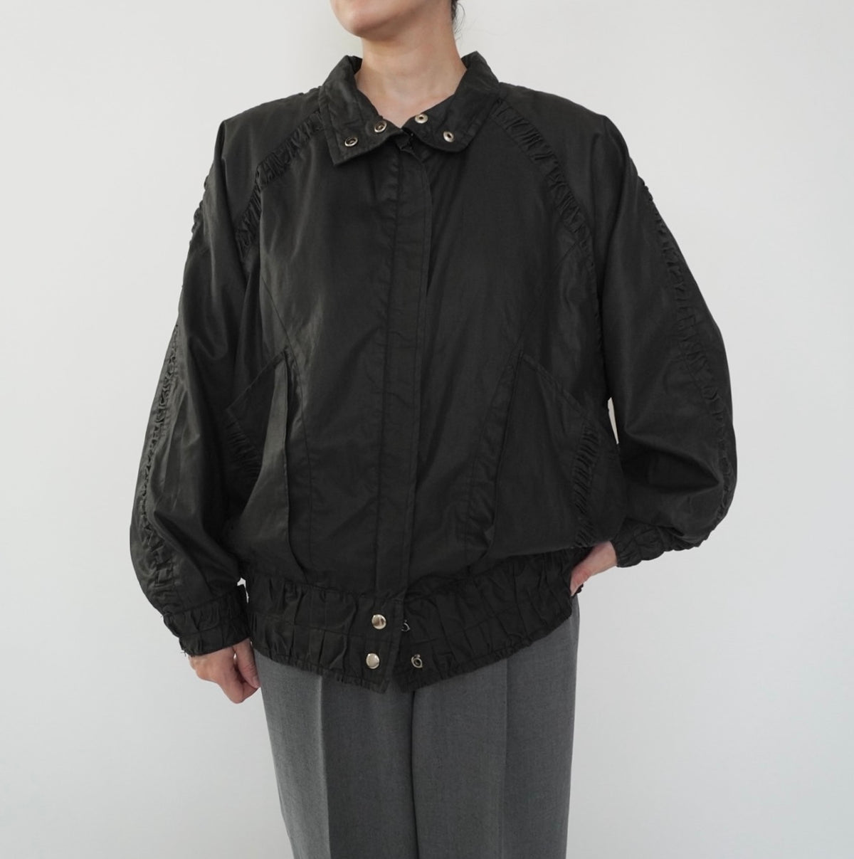 80s Design Black Jacket