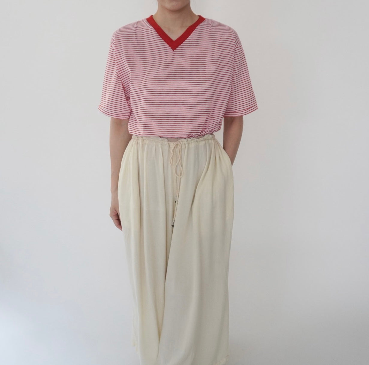 90s Striped T-Shirt Made in USA