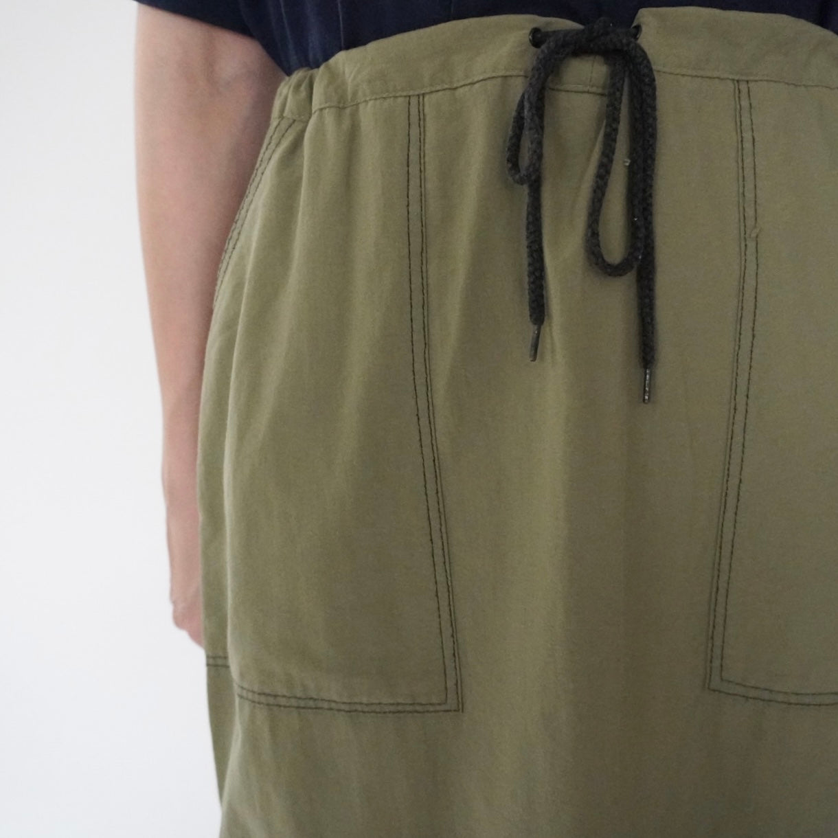90s Khaki Design Skirt Made in USA