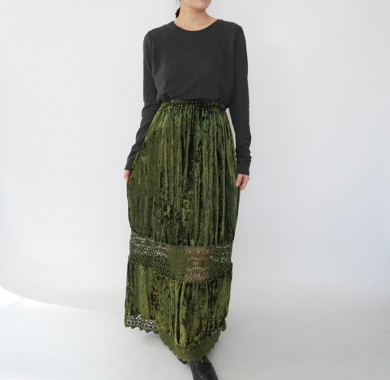 90s Velour Skirt