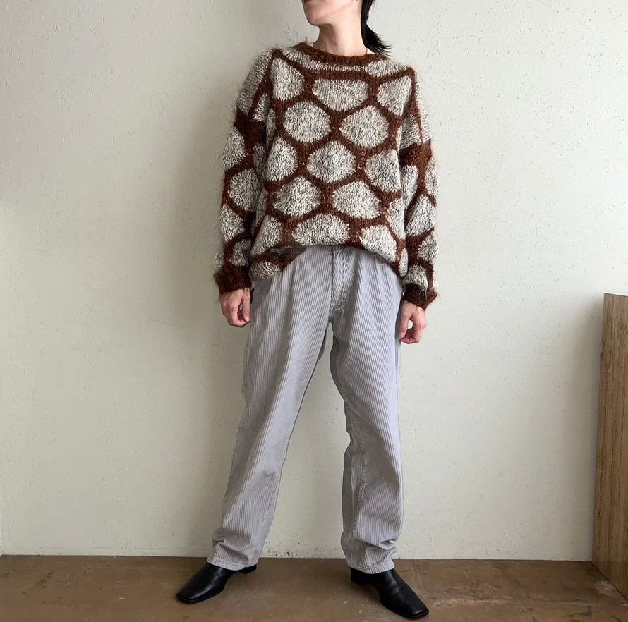 80s Pattern Knit Made in Italy