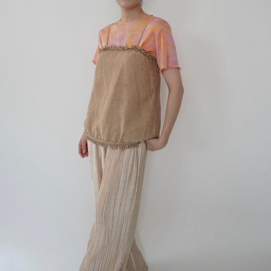 90s Fringe Camisole Top Made in Italy