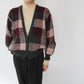 90s Pattern Mohair Cardigan