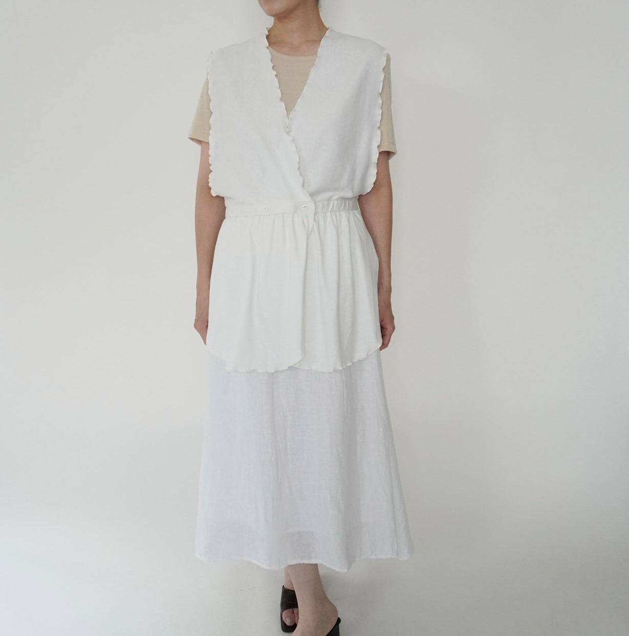80s Sleeveless Top Made in USA