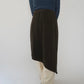 90s Asymmetry Design Ribbed Skirt