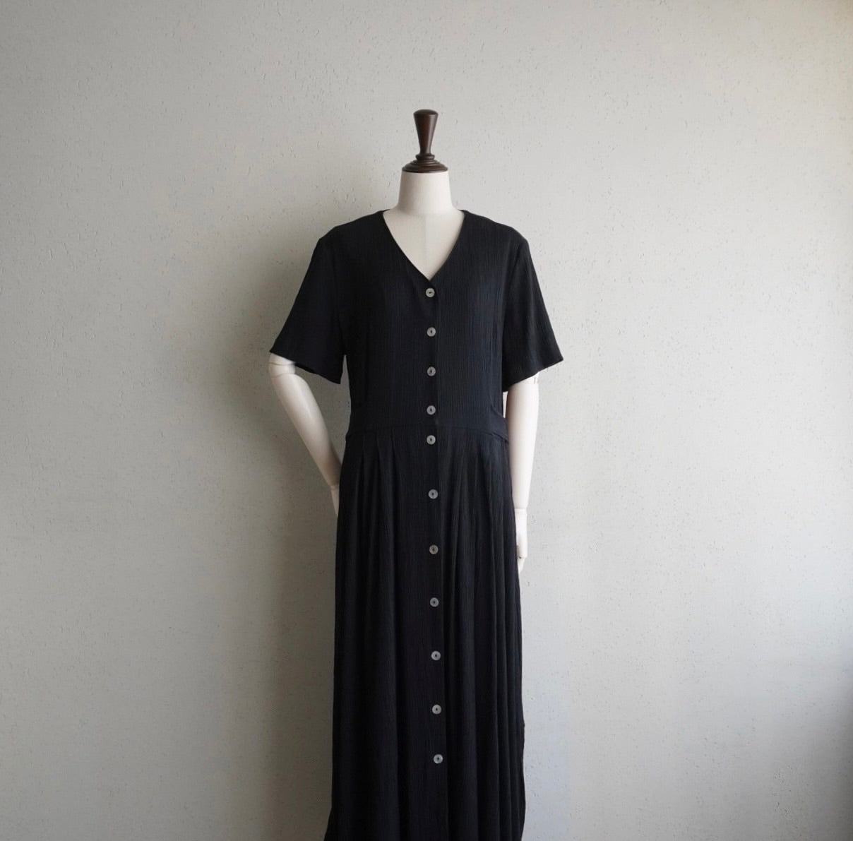 90s EURO Black Maxi Dress