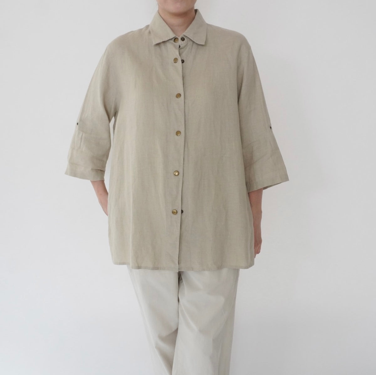 90s EURO Linen Shirt