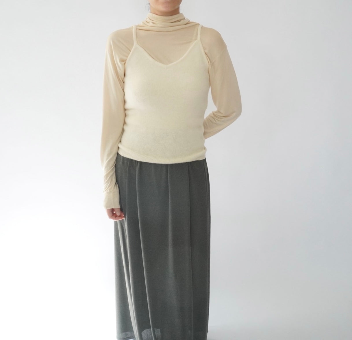 90s Angora Knit Camisole Top