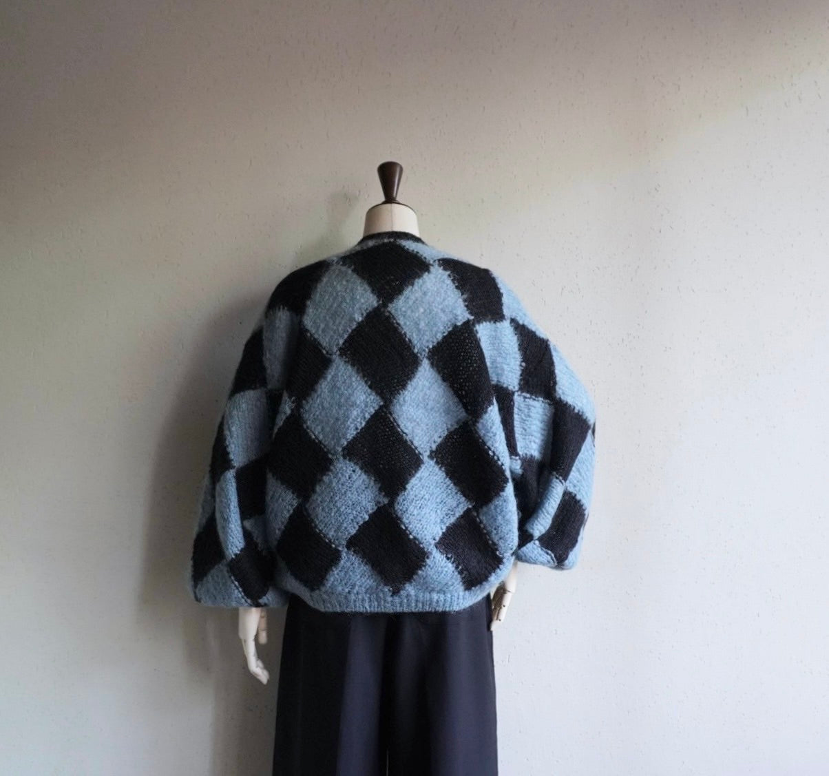 80s Pattern Knit Cardigan