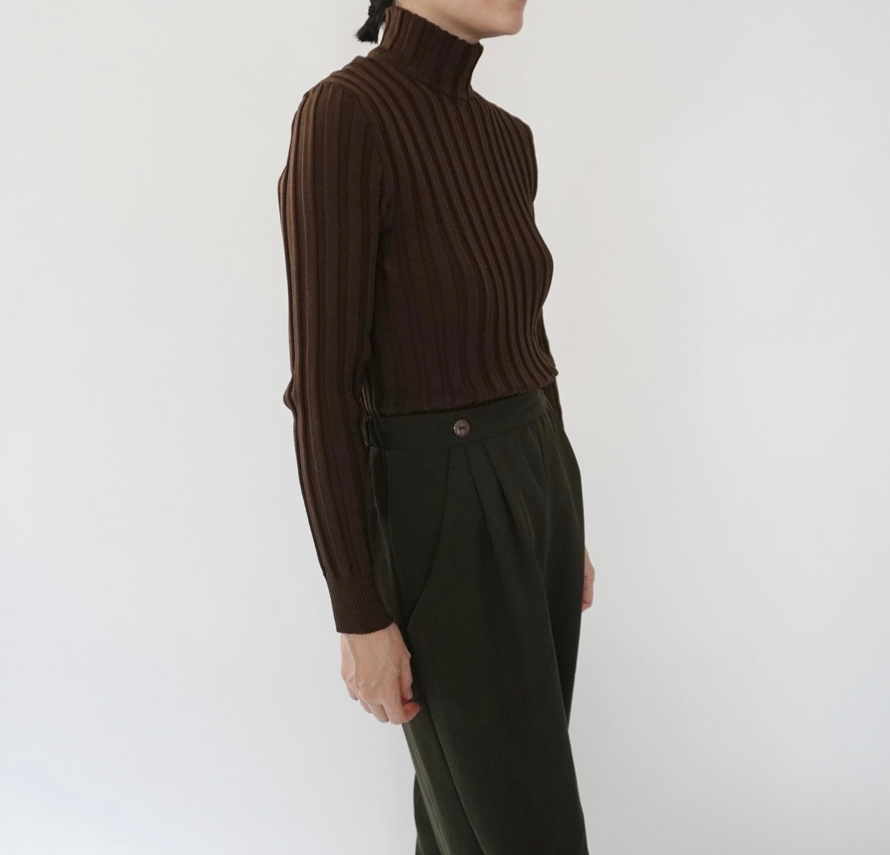 70s Ribbed Top Made in Italy