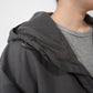 C.Gray Hooded Jacket