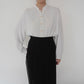90s Embroidery Rayon Shirt